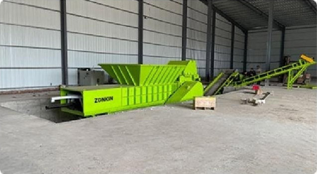 Pushing Feeding Shredder4
