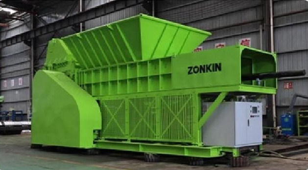 Pushing Feeding Shredder1