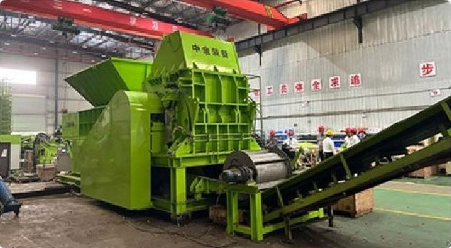Pushing Feeding Shredder2