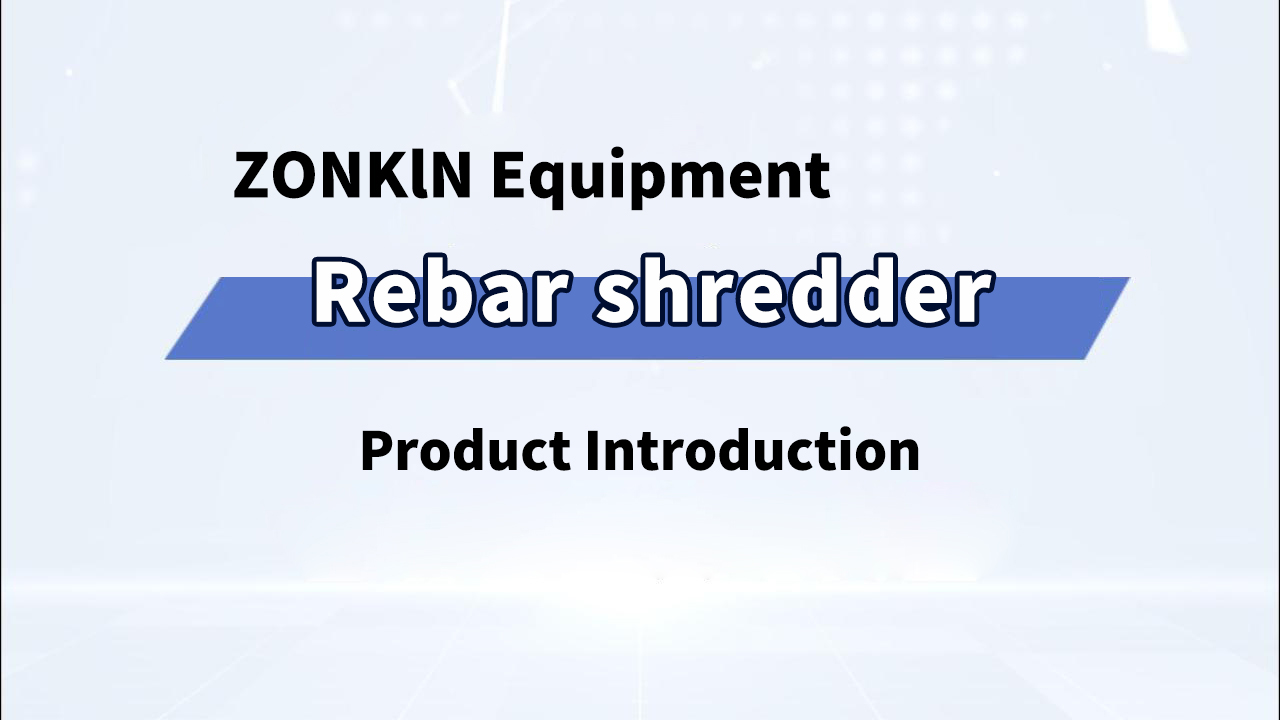 Rebar shredder Product introduction