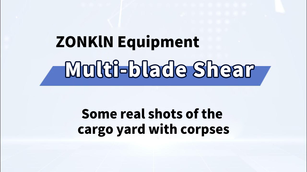 Multi-blade shear Some real shots of thecargo yard with corpses