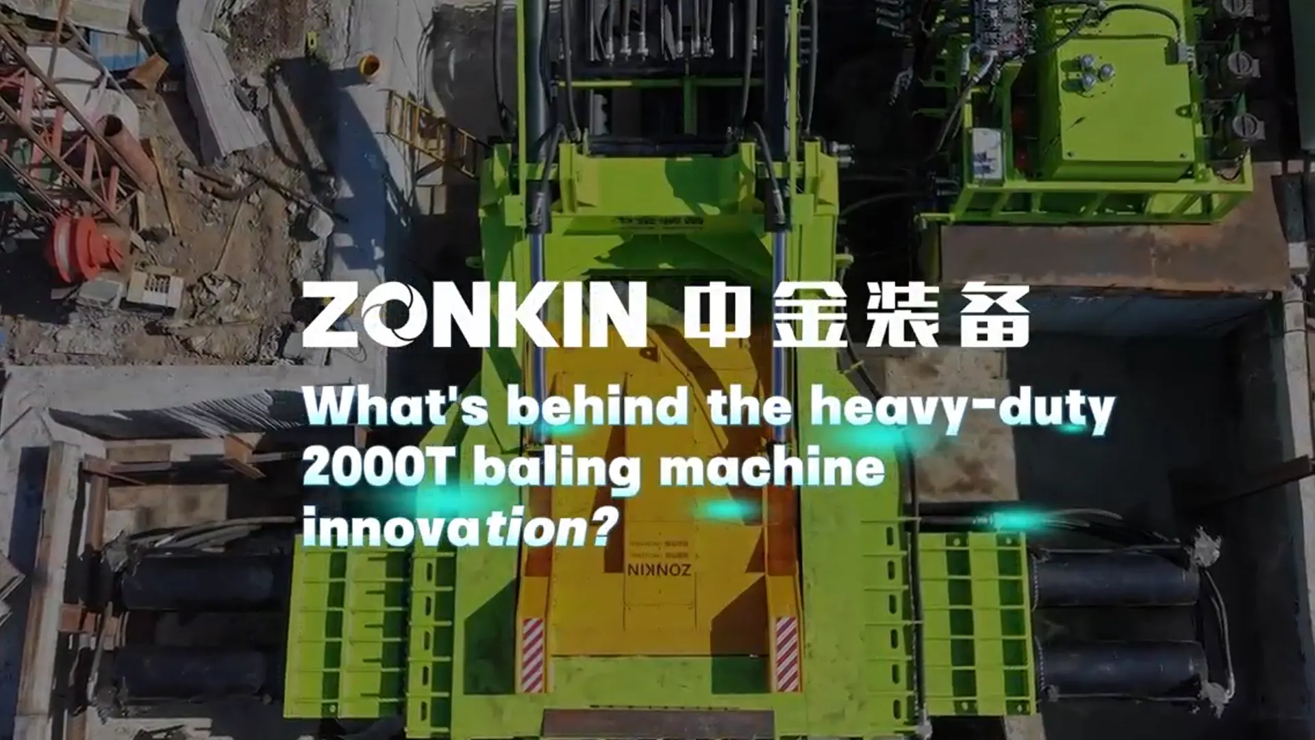 What is behind the heavy-duty 2000T bailing machine innovation?