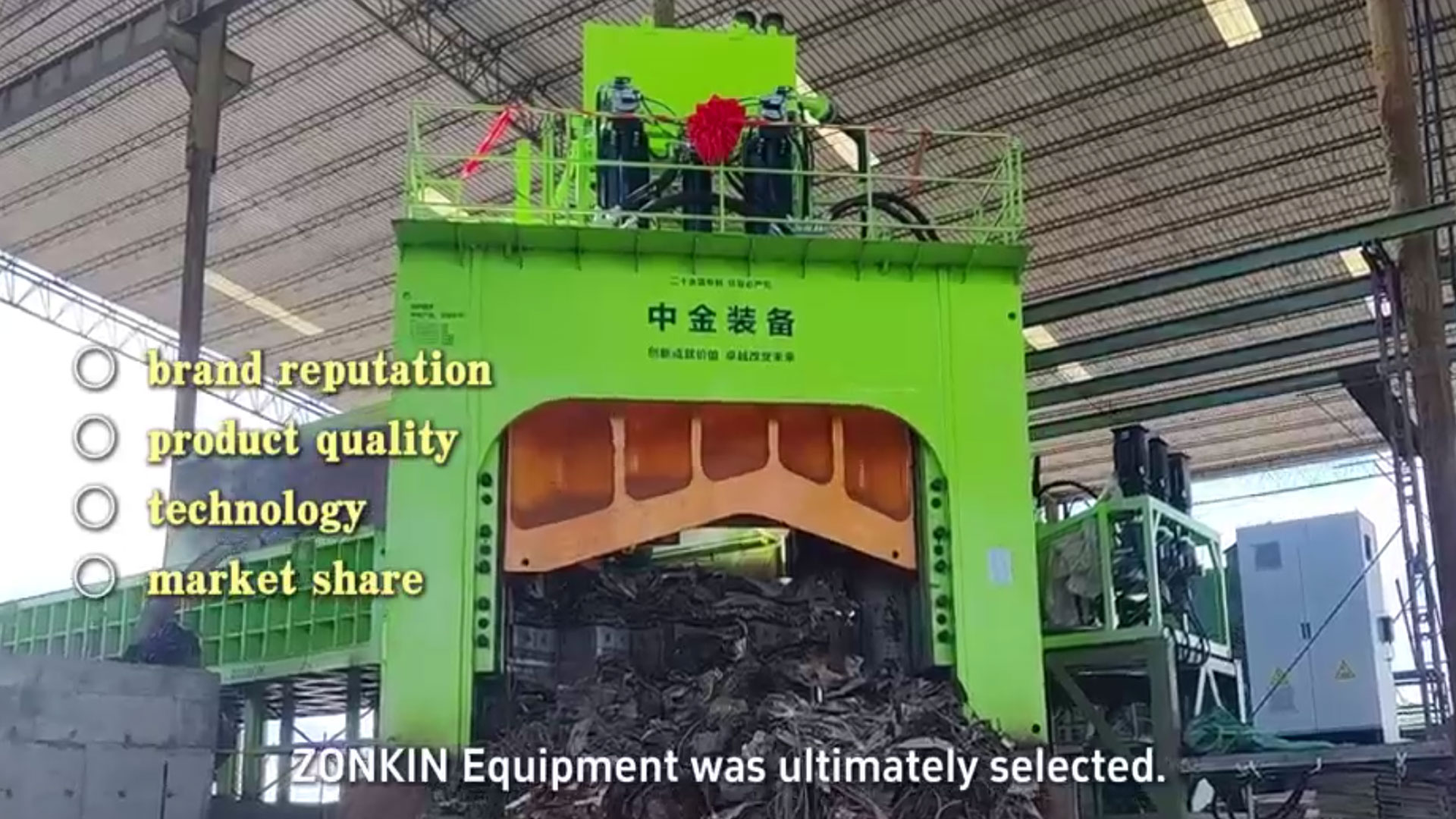 Top Chinese Scrap Processing EquipmentPowers Malaysian Steel Mills